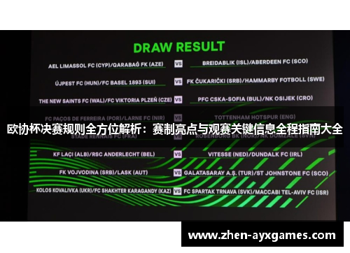 欧协杯决赛规则全方位解析:赛制亮点与观赛关键信息全程指南大全 欧协杯决赛规则全方位解析:赛制亮点与观赛关键信息全程指南大全