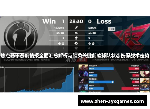 焦点赛事赛前情报全面汇总解析与胜负关键前瞻球队状态伤停战术走势